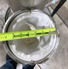Used Rosedale Filtration Products Model 8 Basket Strainer & Bag Filter