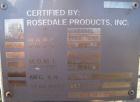 Used Rosedale Products Mesh Basket Filter, Model 8152F3150S316-C, 316 stainless steel. 2.3 square feet, rated up to 220 gallons per minute. Approximate 8 1/2