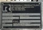 Used Rosedale Products Inc. Model 82 Dual Capacity Bag Filter and Basket Strain