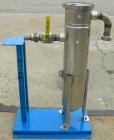 USED: Rosedale mesh basket filter, model 8302#125SBB, 304 stainless steel. Approximate 4.4 square feet filter area. 8-1/2