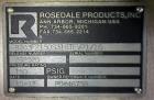 Used Rosedale Products Inc. Model 82 Dual Capacity Bag Filter and Basket Strain