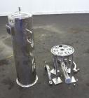 Used Stainless Steel Sartorius Cartridge Type Filter Housing, Model 8PJ17825030