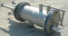 Used USF Filtration Separators Teflon Lined Filter, model T940450-000, type 120FH4-316L-6FD-C150-222ECTFE 90MILS, 316L stainless steel. Approximately 19.625'' x 52'' straight side. Flat bolt on top, ...