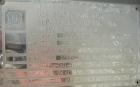 Used USF Filtration Separators Teflon Lined Filter, model T940451-000, type 180FH4-316L-6FD-C150-222ECTFE 90MILS, 316L stainless steel. Approximately 23.625'' x 54'' straight side. Flat bolt on top, ...