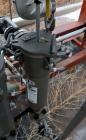 Used Nowata Filtration W4 Series Liquid Bag Filter Housing, Model W4UN12N30, 316 Stainless Steel. Flow rates to 50 gallons per minute, surface area 1 square foot, volume 130 cubic inches. Approximate...