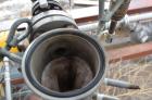 Used Nowata Filtration W4 Series Liquid Bag Filter Housing, Model W4UN12N30, 316 Stainless Steel. Flow rates to 50 gallons per minute, surface area 1 square foot, volume 130 cubic inches. Approximate...