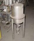 Used W.M. Sprinkman Raw Milk Filter, Stainless Steel. 12