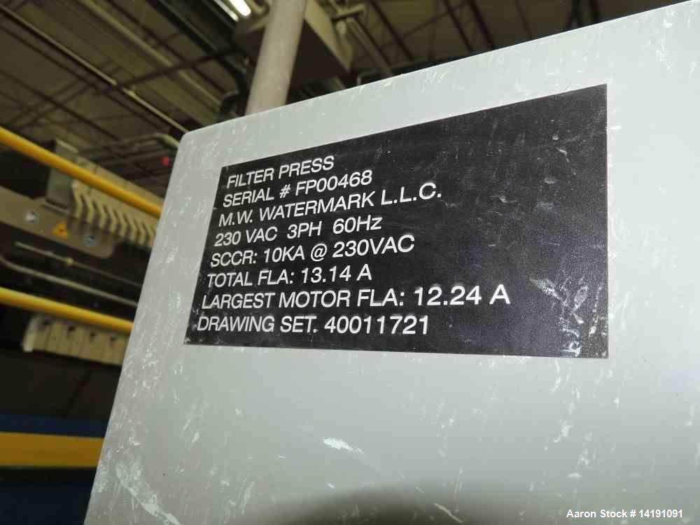 Used- M.W. Watermark Filter Press