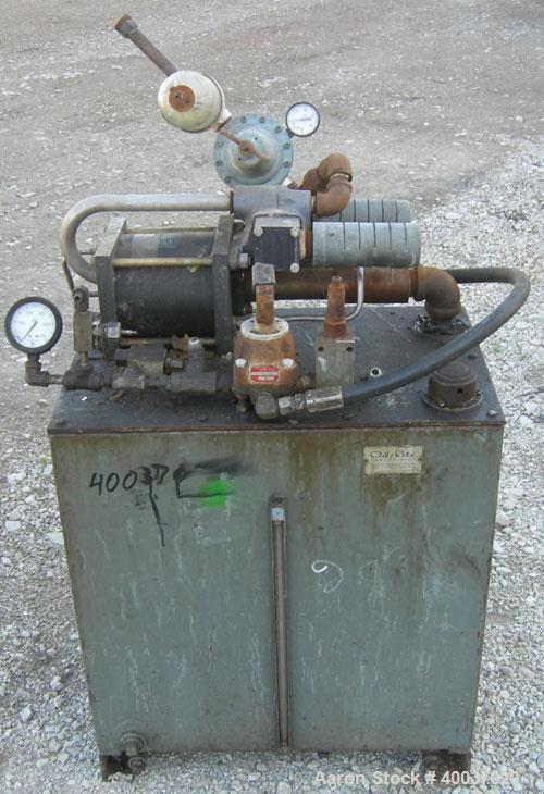 Used: Filter Press, 47" x 47". (51) 2 1/2" thick polypropylene plates, 1/2" recess. (1) head, (1) tail plate. 4 corner feed. Approximate 1325 square feet filter area, 48 cubic feet cake. Double hydra...