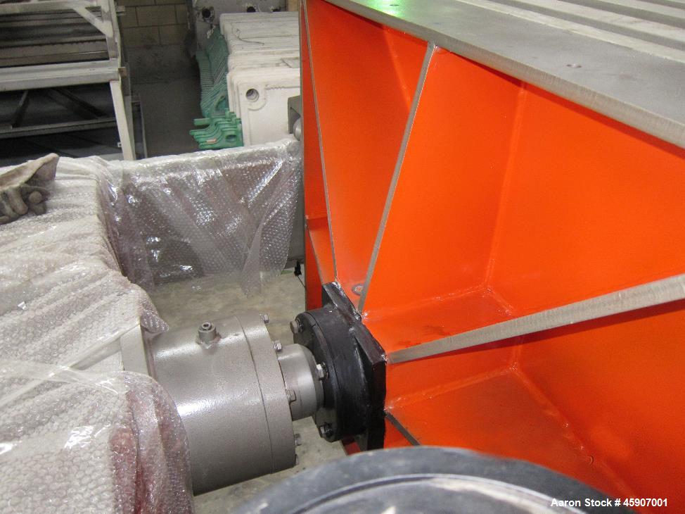 Unused - Hydraulic Filter Press. Automated open and impact mechanism.