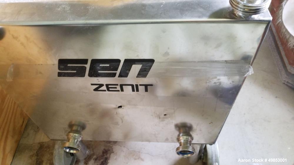 Used- Sen Zenit Stainless Steel Plate And Frame Filter Press, Type 40/60.