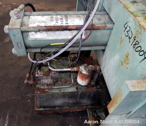 Used Avery Filter Company Filter Press, Model 800KF/10/32. (15) 800mmx 800mm x approximate 1/2” recess polypropylene filter plates. Approximately 80 square feet filter area, 3.4 cubic feet cake capac...