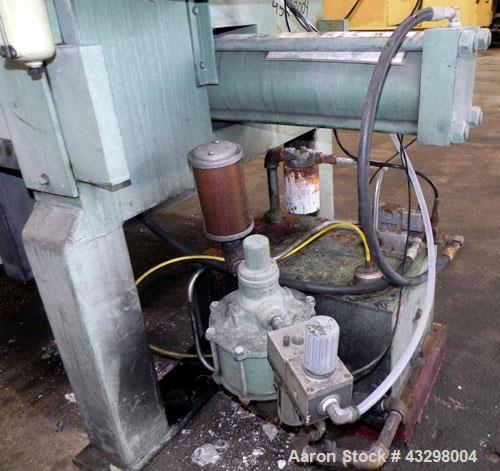 Used Avery Filter Company Filter Press, Model 800KF/10/32. (15) 800mmx 800mm x approximate 1/2” recess polypropylene filter plates. Approximately 80 square feet filter area, 3.4 cubic feet cake capac...