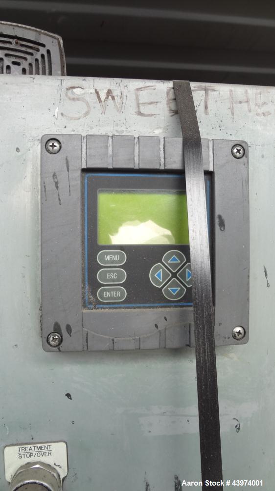 Used Beckart Environmental Hy-Pack Filter Press, Model 1000-40(60)A.  Carbon steel frame, (64) 39-1/4" x 39-1/4" x approximately 1/2" recess polypropylene plates, (1) head, (1) tail plate. Approximat...
