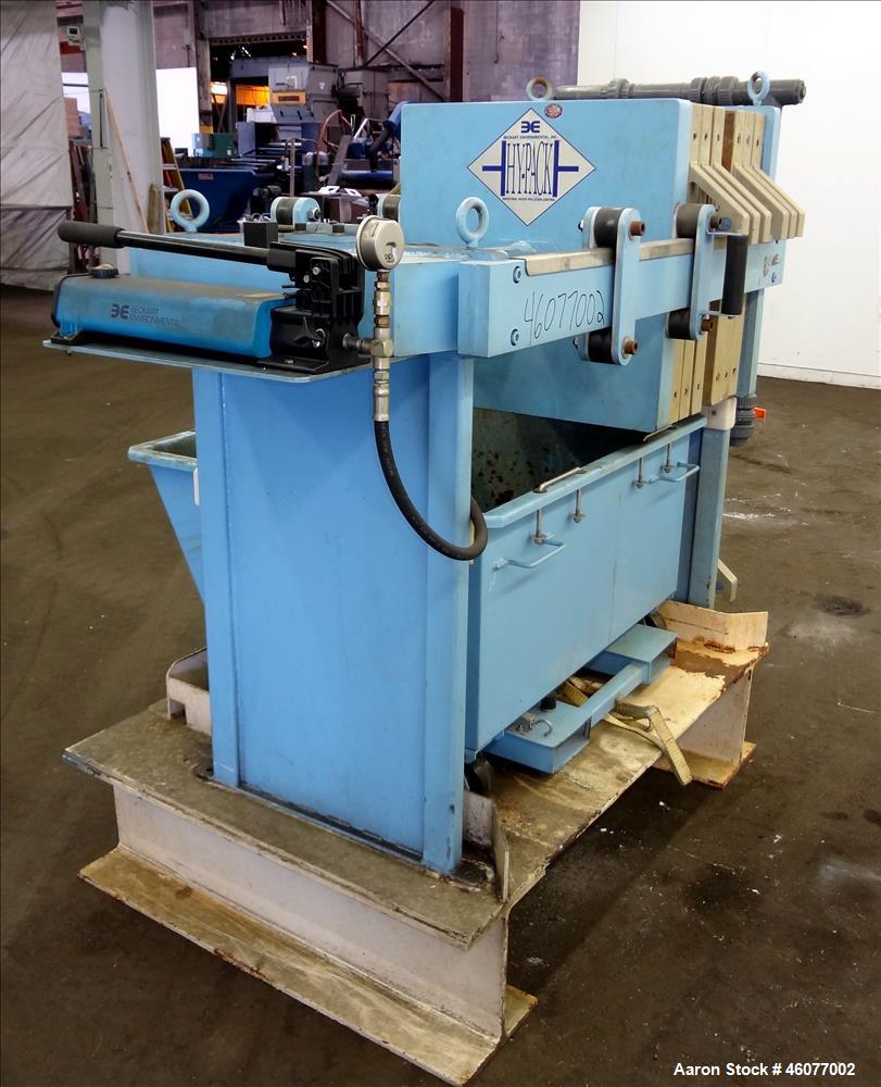 Used Beckart Environmental Hy-Pack Plate and Frame Filter Press
