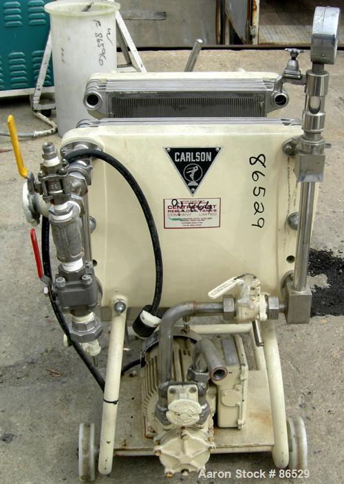 Used Stainless Steel Carlson Polishing Press