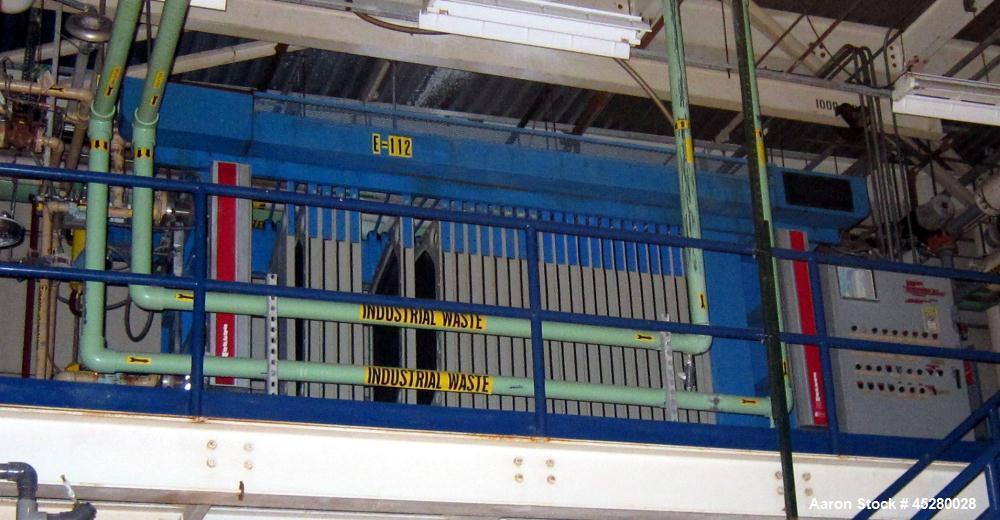 Used Durco Quadra Plate & Frame Press Filter Press, Model QPM-1200/32-14/28