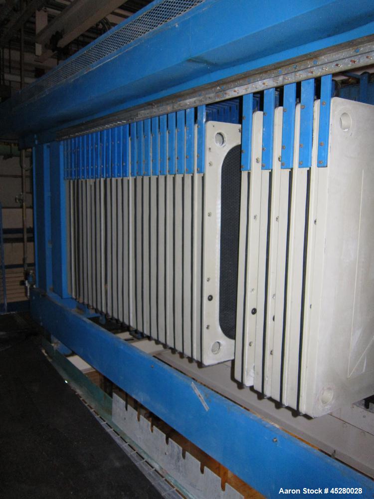 Used Durco Quadra Plate & Frame Press Filter Press, Model QPM-1200/32-14/28