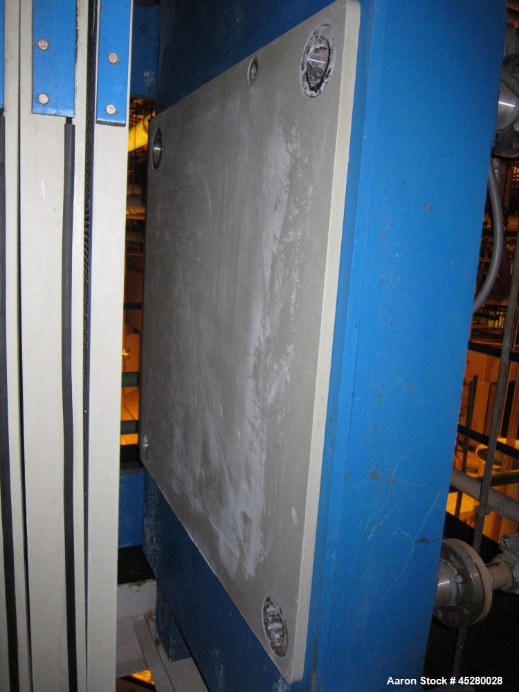 Used Durco Quadra Plate & Frame Press Filter Press, Model QPM-1200/32-14/28