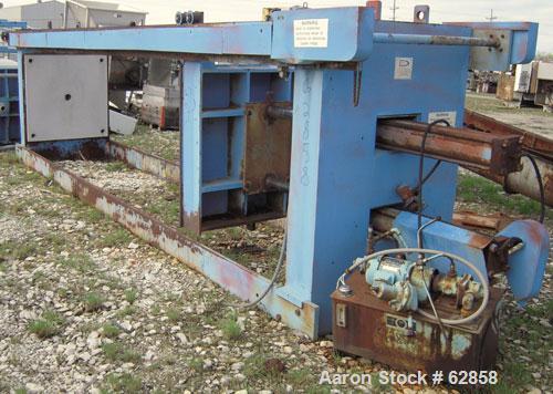 Used Durco Quadra Press Filter Press Frame Only. Requires 48" x 48" plates. 17'10" fully opened, 14'10" closed length. Center feed, 4 corner discharge. Upper side bars. Double ram closure. Unit inclu...