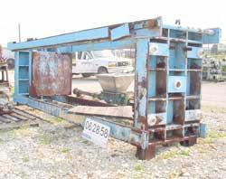 Used Durco Quadra Press Filter Press Frame Only. Requires 48" x 48" plates. 17'10" fully opened, 14'10" closed length. Center feed, 4 corner discharge. Upper side bars. Double ram closure. Unit inclu...