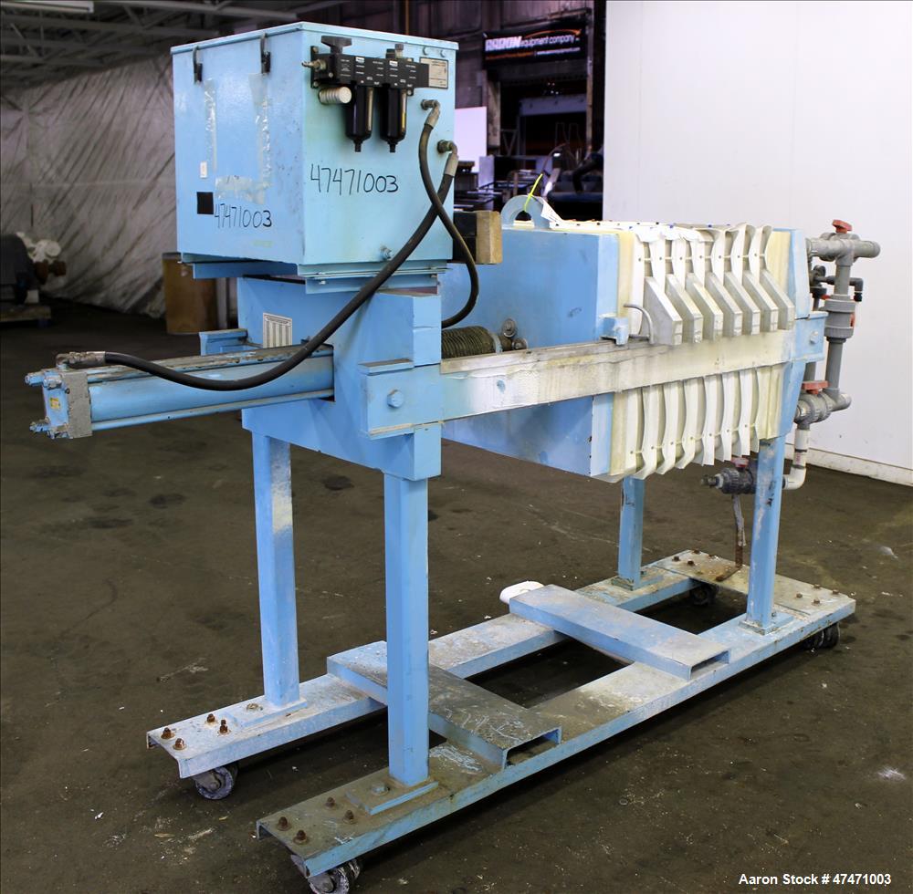 Used Emico Shriver Filter Press, Model M630FB-6PP-MEMH-DB-100-40MM.