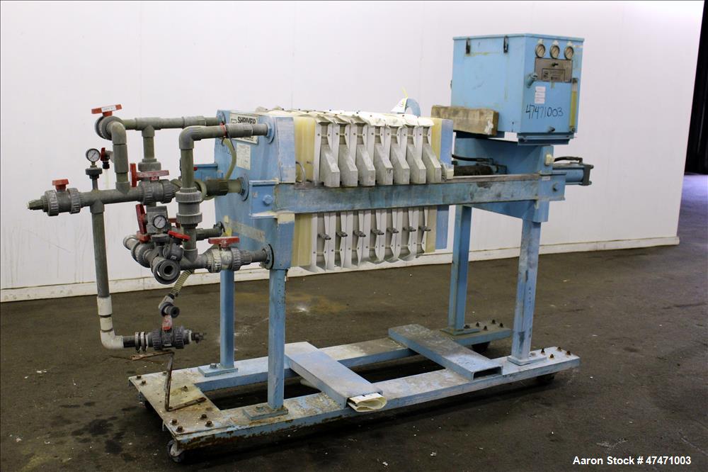 Used Emico Shriver Filter Press, Model M630FB-6PP-MEMH-DB-100-40MM.