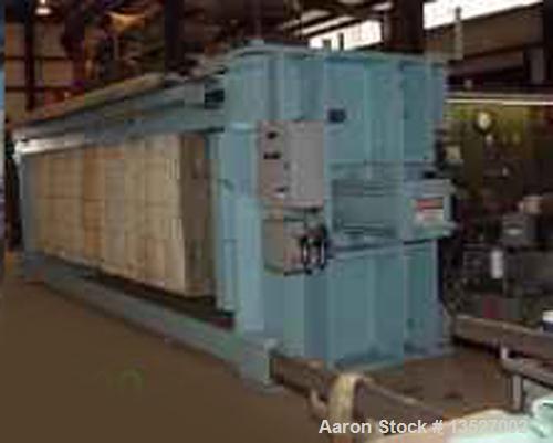 Unused-Used: Eimco Shriver Filter Press used approx. 125 cu. ft. (63) 1500MM Recessed Polypro Plates. 1.25 in. cake thicknes...