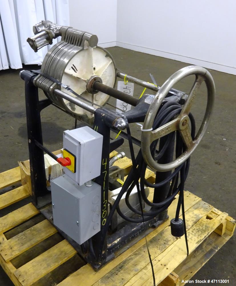 Used Ertel Plate & Frame Filter Press, Model EW-1140.