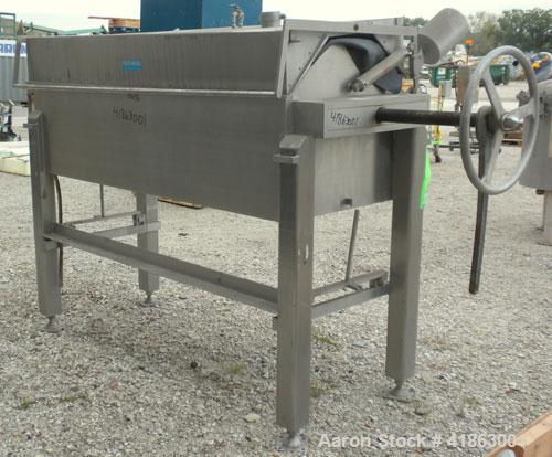 Used Ertel/Alsop Vapor-Master Plate And Frame Filter Press, Model L-38, 316 Stainless Steel. 24" x 24" plates and frames, (14) plates, 1/2" thick and (13) frames, 2" thick. Approximate 86.4 square fe...