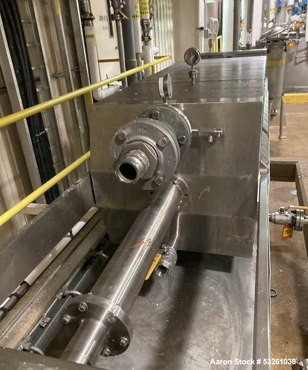 Used Ertel Engineering L600-106 316L Stainless Steel Plate & Frame Filter Press – Approx. 500 Sq. Ft. Filtration Area