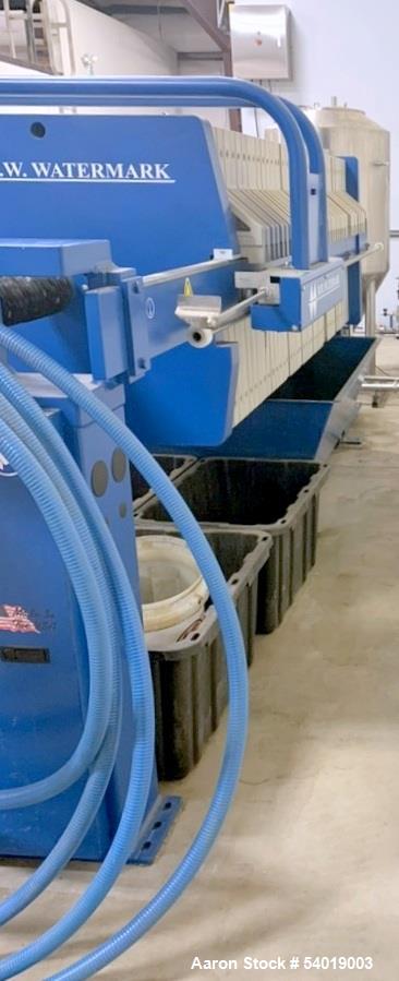 MW Watermark Hydraulic Filter Press with Plate Shifter – Model FP320G32L