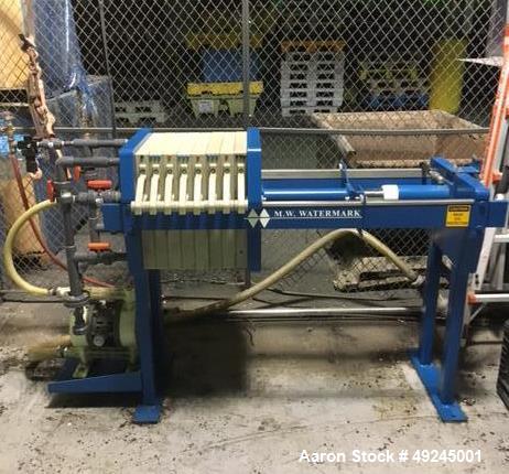Used M.W. Watermark Automatic Filter Press, Model FP470G32L-7/14-1/2MXX.