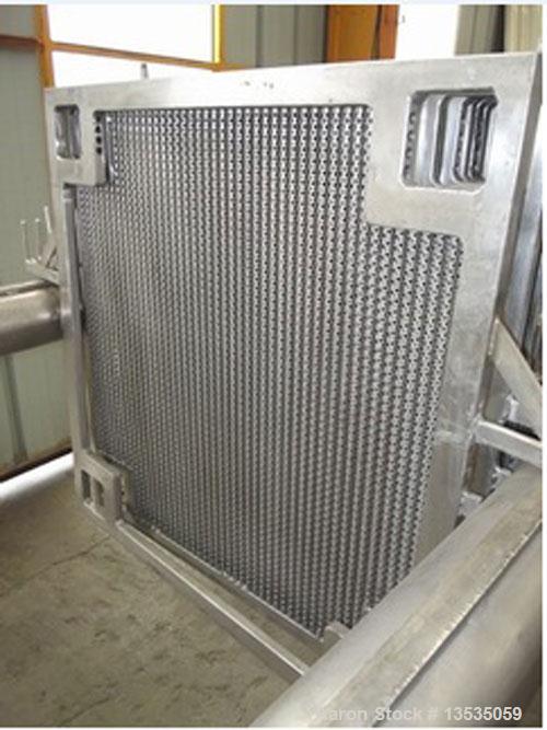 Used-G Diefenbach 800.800 Filter Press.  45 Trays 31" x 31" (800 x 800 mm), surface 452 square feet, maximum volume 105 gall...