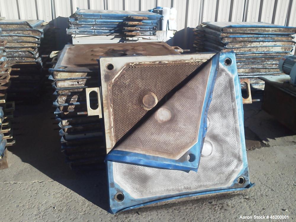 Used Hoescht Filter Press, Model 1200/32-PP-225-100