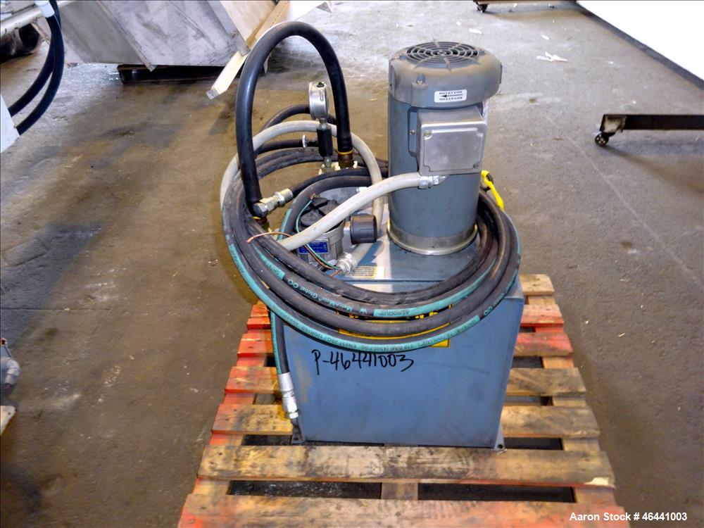 Used Hoesch 48" Side Bar Filter Press, Model A-48-202.2-D-2-PP-D60-D. (10) 48" x 48" polypropylene membrane plates. Approximate filter area 252.5 square feet filter area, approximate 19.9 cubic feet ...