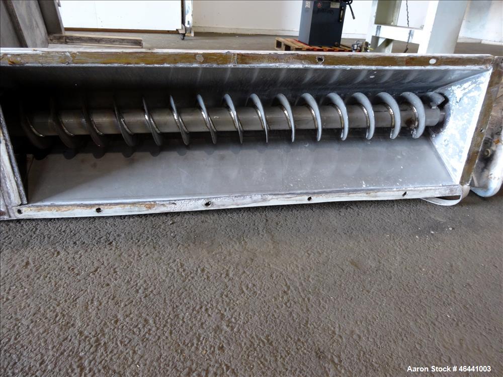 Used Hoesch 48" Side Bar Filter Press, Model A-48-202.2-D-2-PP-D60-D. (10) 48" x 48" polypropylene membrane plates. Approximate filter area 252.5 square feet filter area, approximate 19.9 cubic feet ...