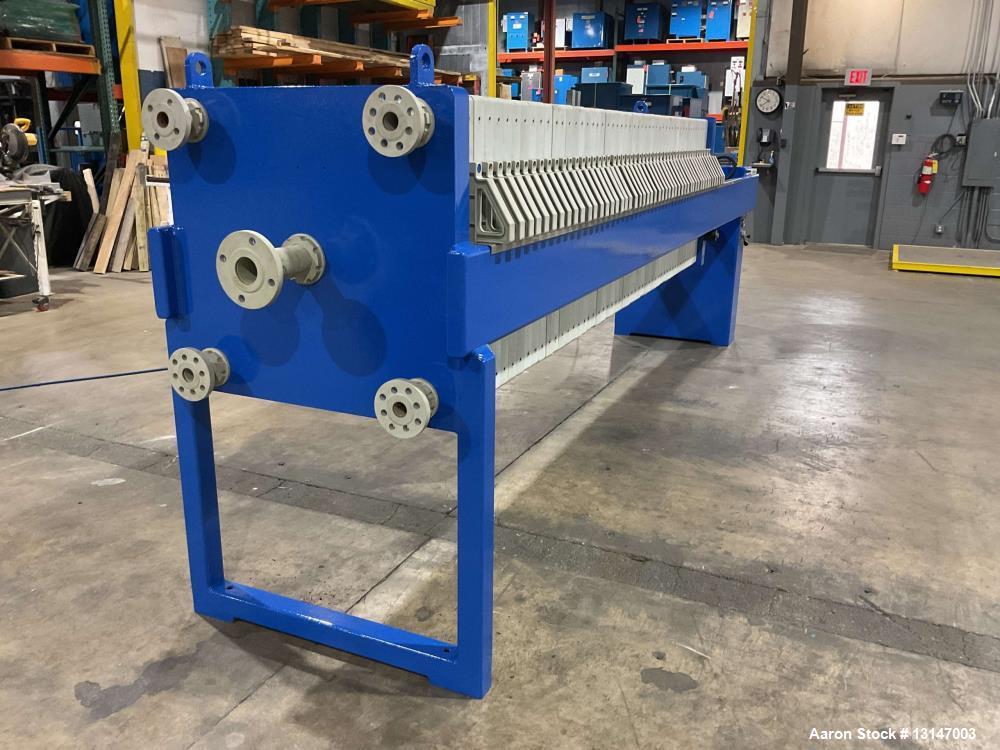 Used Hoffland 25 Cu Ft Air/Hydraulic Filter Press | 50 Plate 800mm Dewatering System