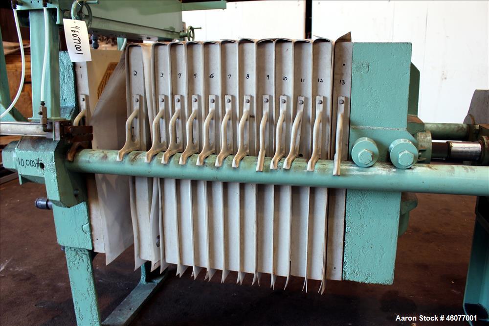 Used Industrial Filter & Pump MFG. Co. Plate and Frame Filter Press