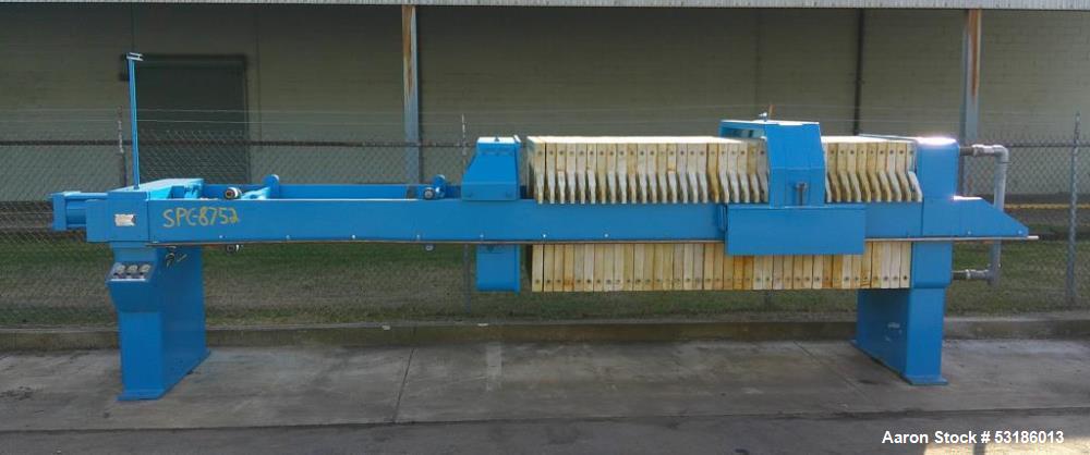 Used JWI Filter Press Model 1000G32-37/56-30/45SN – 30 Cu. Ft. Capacity