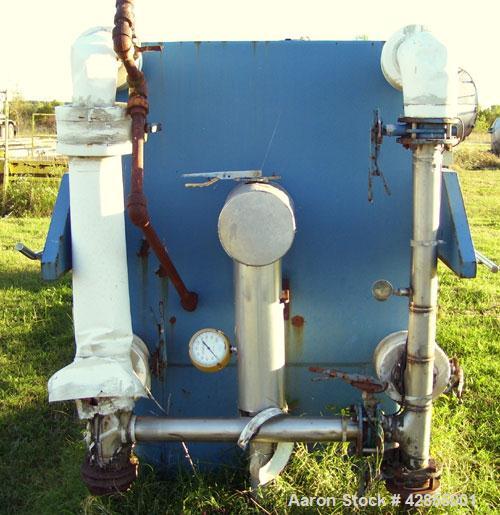Used JWI Polypropylene Recessed Plate Filter Press, Model 1200G32-34/42-40/50. Approximately 850 square feet, rated approximately 40 cubic feet cake. (34) Chambers, 48"X48". Equipped with plate shift...