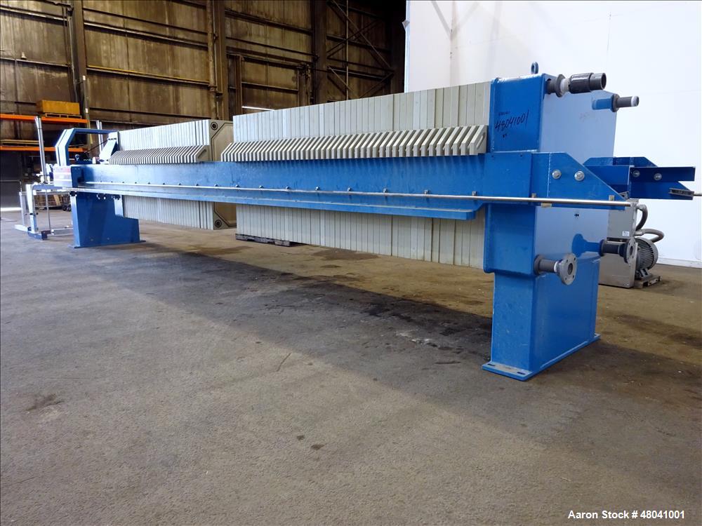 Used JWI US Filter Dewatering Systems JWI J-Press Filter Press, Model 1200G32-8