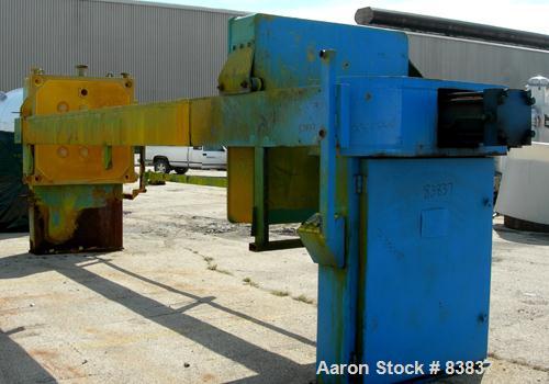Used Carbon Steel JWI Filter Press, Model 1500mm