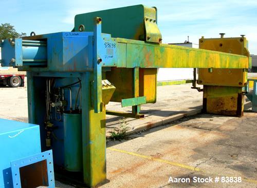 Used Carbon Steel JWI Filter Press, Model 1500 MM