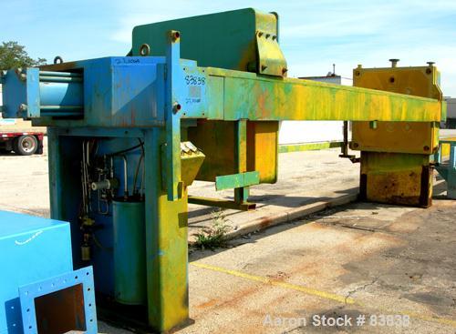 Used- Carbon Steel JWI Filter Press, Model 1500 MM