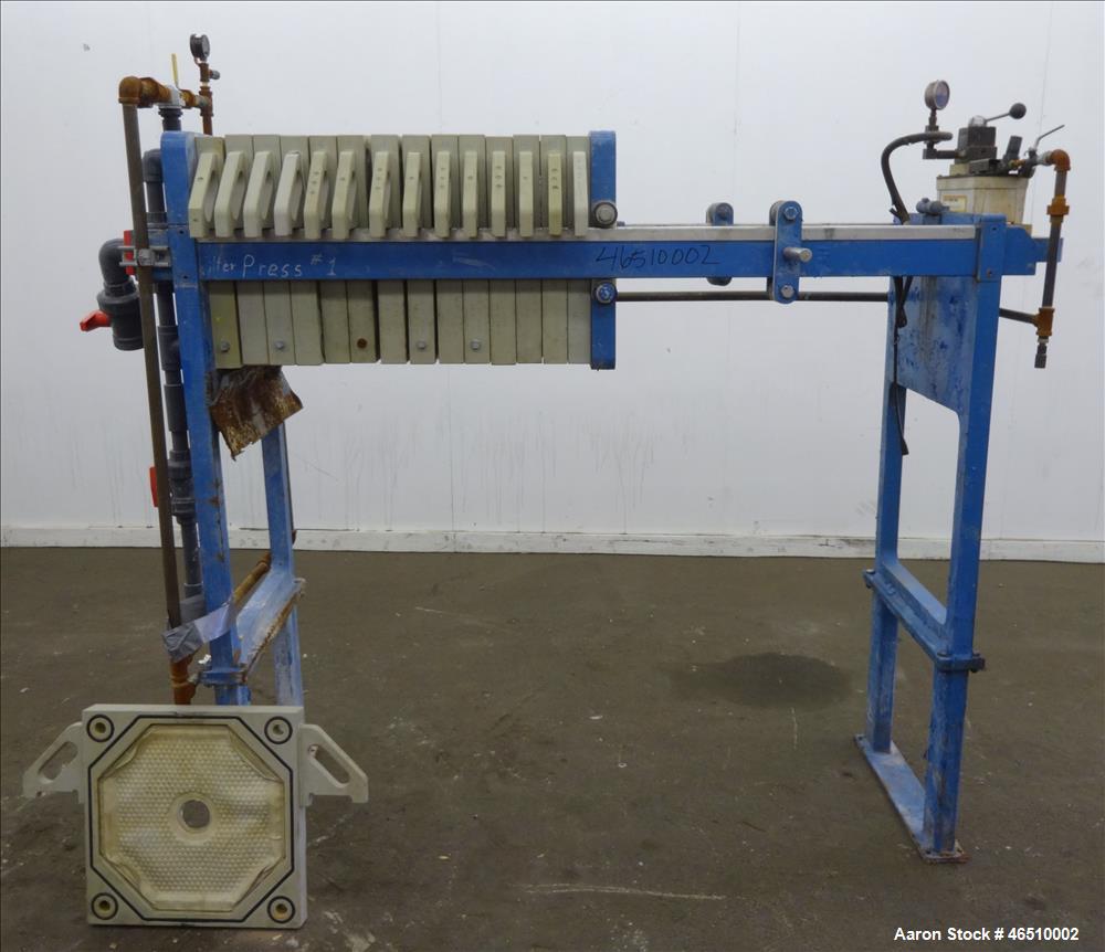 Used Met-Chem Filter press, Type 470G32-13/19-2/3MYLS,