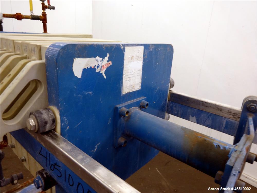 Used Met-Chem Filter press, Type 470G32-13/19-2/3MYLS,