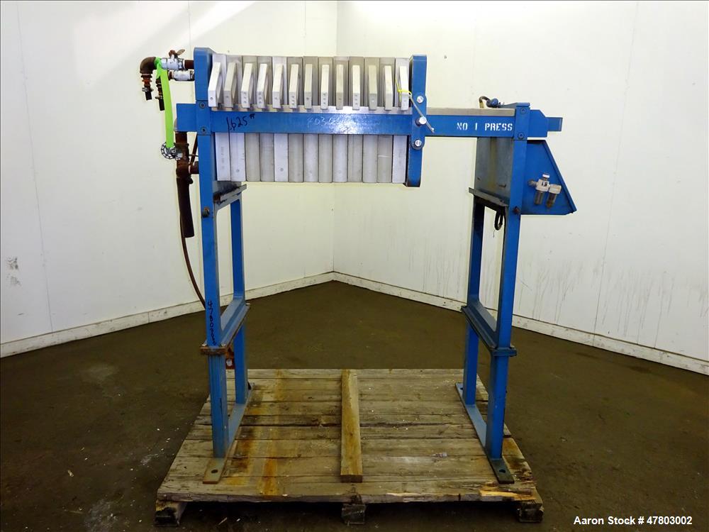 Used JWI Filter Press, Model 470G32-13-2DA, 470mm. 
