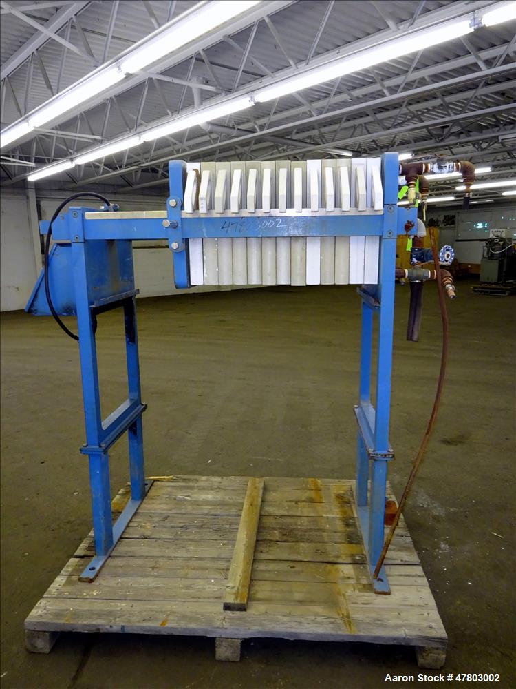 Used JWI Filter Press, Model 470G32-13-2DA, 470mm. 
