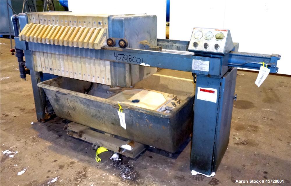 Used JWI Filter Press, Type J, Model 630-5.